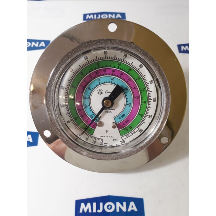 Edwards engineering SSRG25P-F3 30-0-120 PSI front flange case (new old stock) Edwards engineering SSRG25P-F3 30-0-120 PSI front flange case (new old stock)