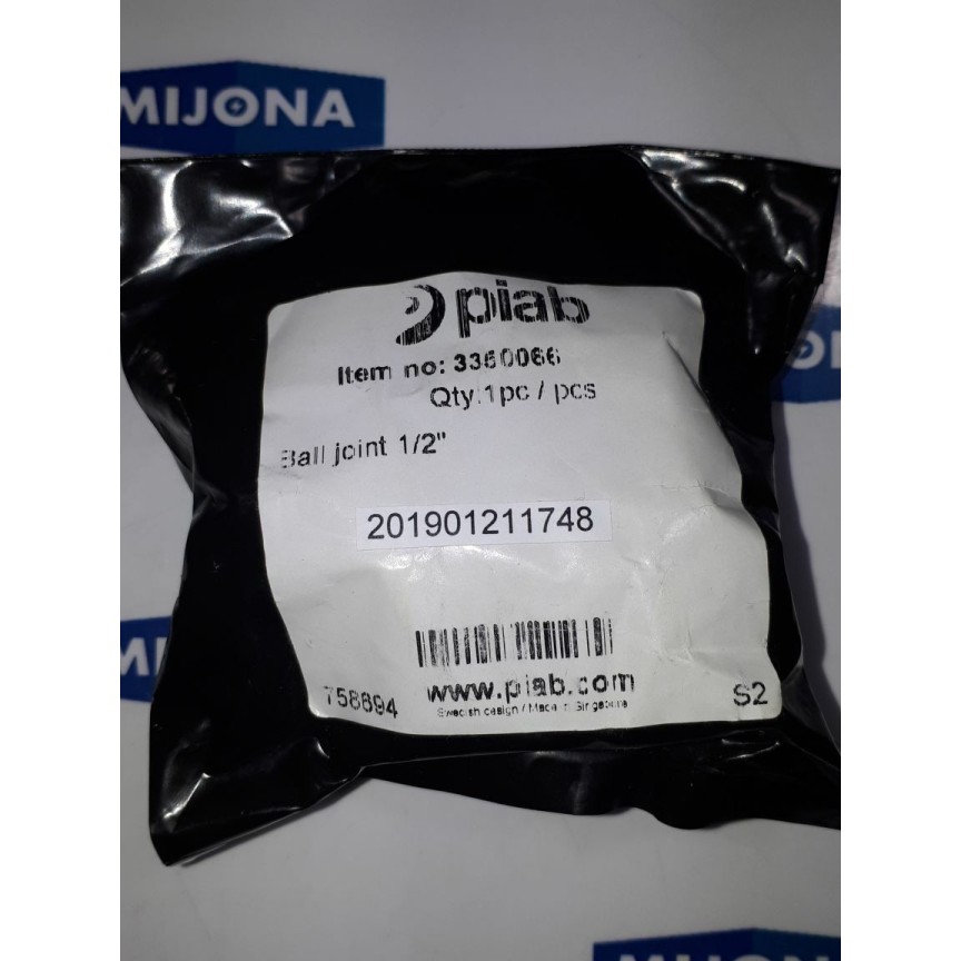 PIAB ball joint 1/2" 3350066