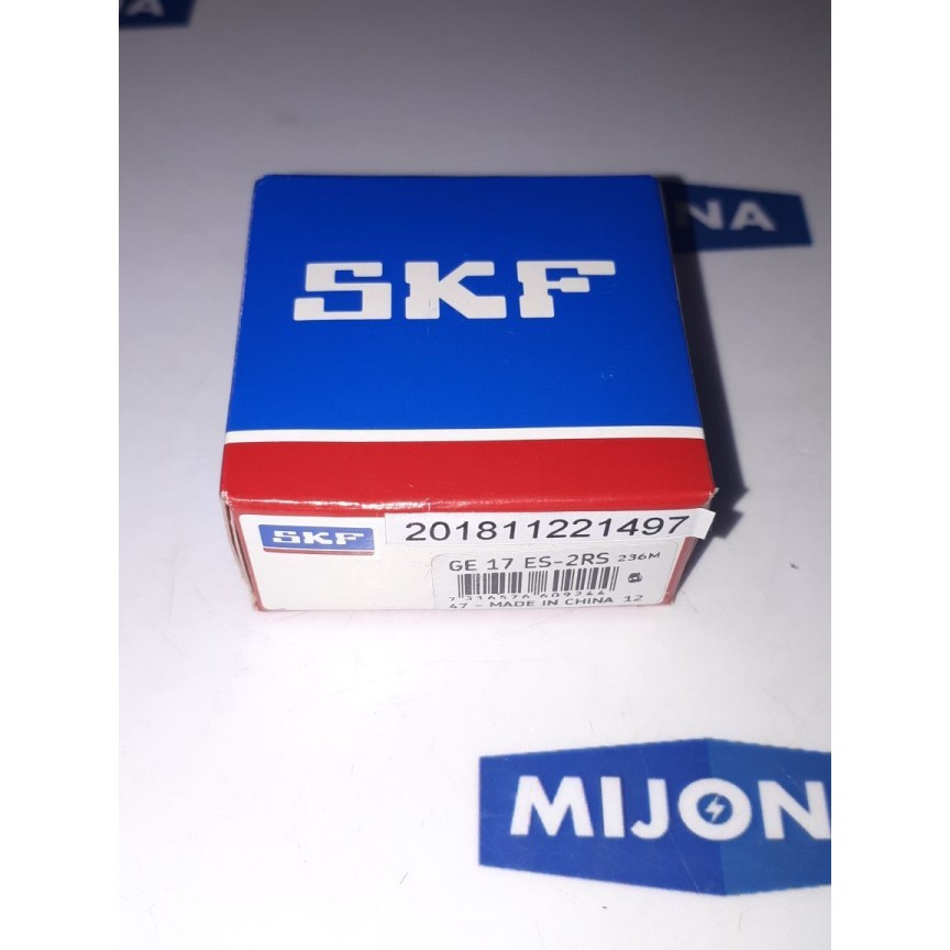 SKF Radial spherical plain bearings  GE 17 ES-2RS