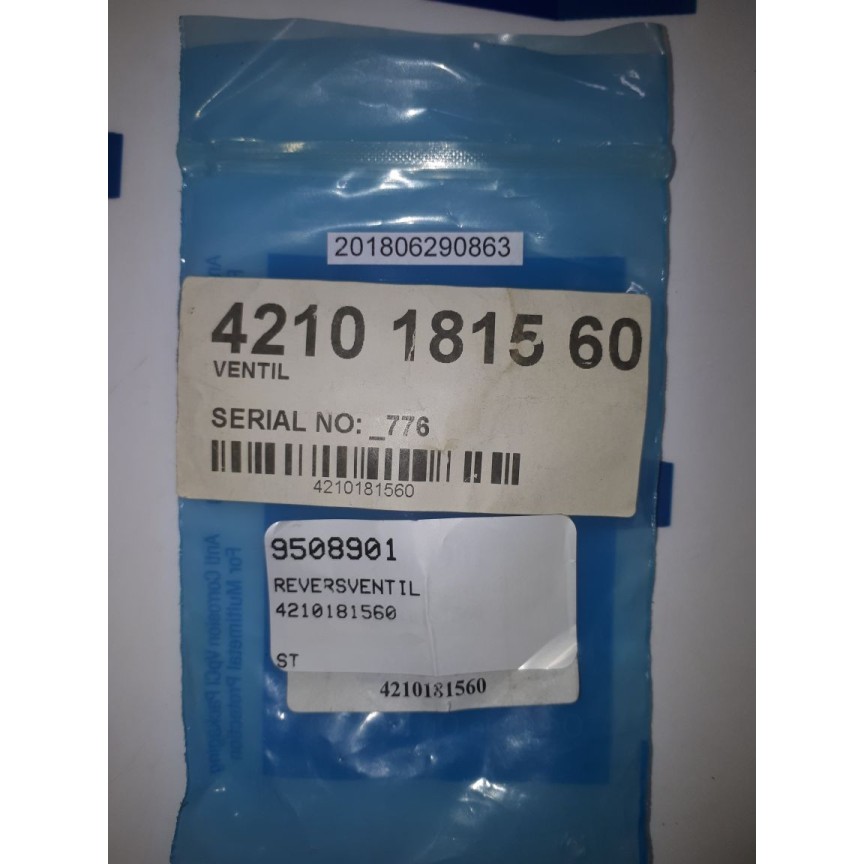 Atlas Copco 4210 1815 60 revers ventil