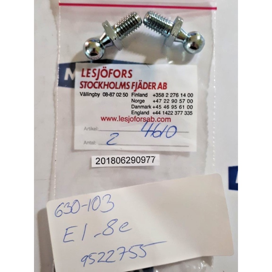 LESJÖFORS 4610 Ball Stud