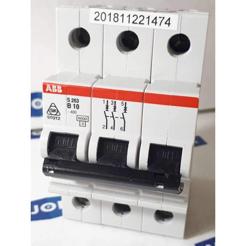 ABB S263 B10 Circuit Breaker (new old stock)
