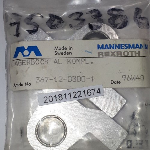 Rexroth Mannesmann lagerbock 367-12-0300-1 Rexroth Mannesmann lagerbock 367-12-0300-1