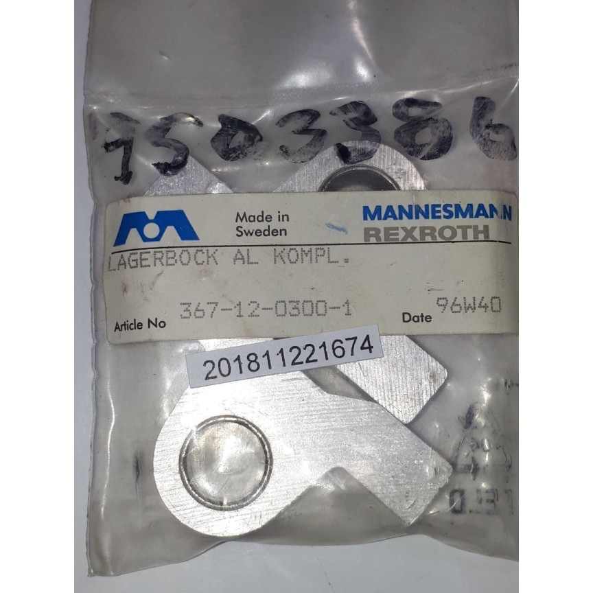 Rexroth Mannesmann lagerbock 367-12-0300-1