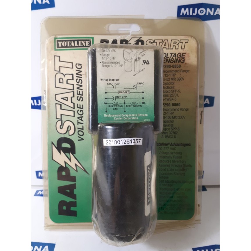 Totaline Rapid Start Kit 1/12-1 HP P290-0860 (new old stock)