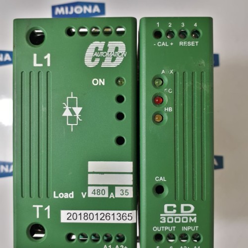 CD Automation CD3000M 1PH digitaler Thyristorsteller 35A CD Automation CD3000M 1PH digitaler Thyristorsteller 35A