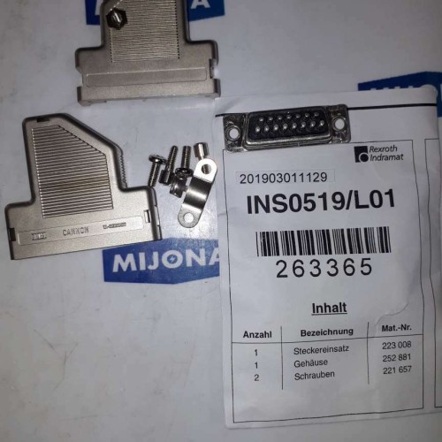 REXROTH Indramat INS0519/L01 263365 Connector Plug Bus