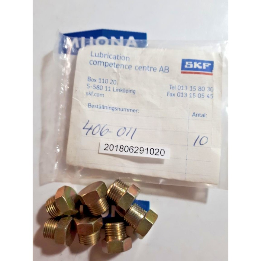 SKF 406-011 srew plug (Preis pro 7 Stück)