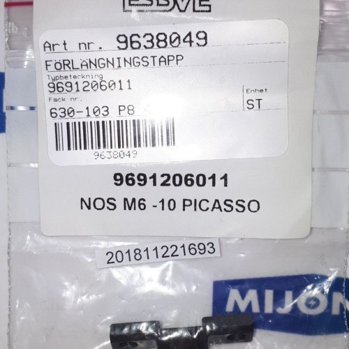 Shinjo ESSVE 9691206011 NOS M6-10 Picasso