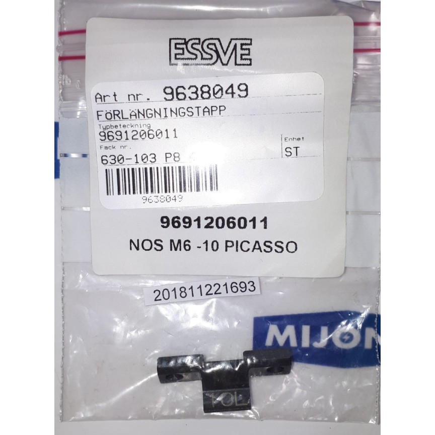 Shinjo ESSVE 9691206011 NOS M6-10 Picasso