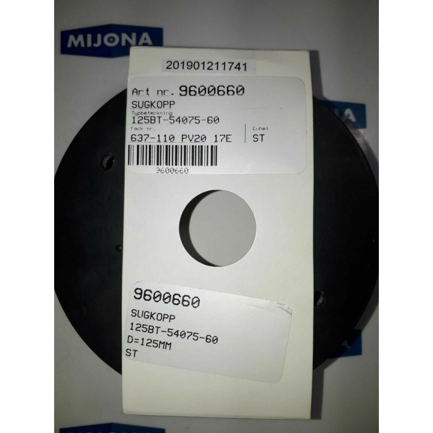 Bilsing automation Vacuum cup 125BT 54075 60
