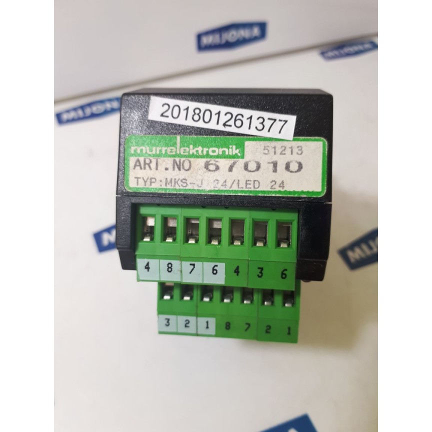 Murrelektronik Relaissockel DC24V mit LED Typ: 67010