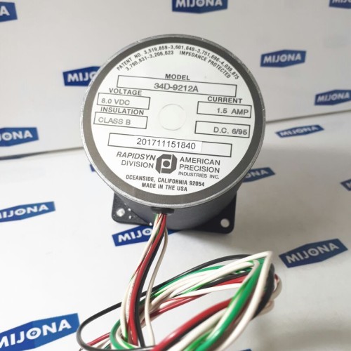 RAPIDSYN DIVISION AMERICAN PRECISION Motor 34D-9212A (new old stock)