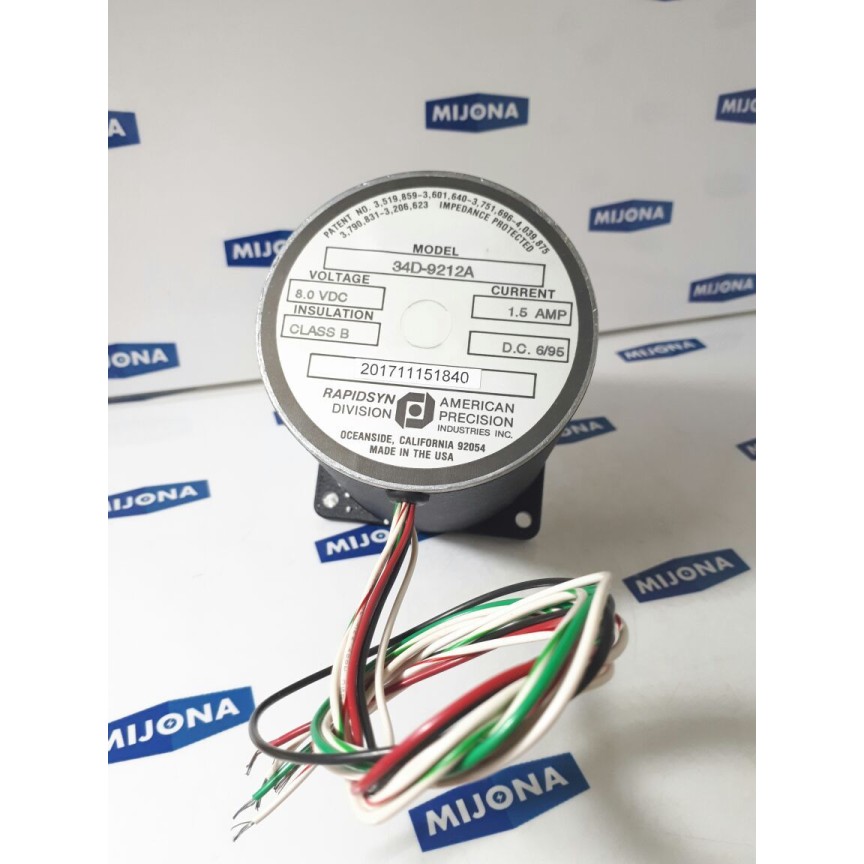 RAPIDSYN DIVISION AMERICAN PRECISION Motor 34D-9212A (new old stock) RAPIDSYN DIVISION AMERICAN PRECISION Motor 34D-9212A (new old stock)