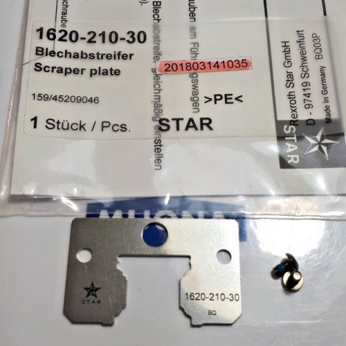 STAR scraper plate 1620-210-30 blechabstreifer STAR scraper plate 1620-210-30 blechabstreifer