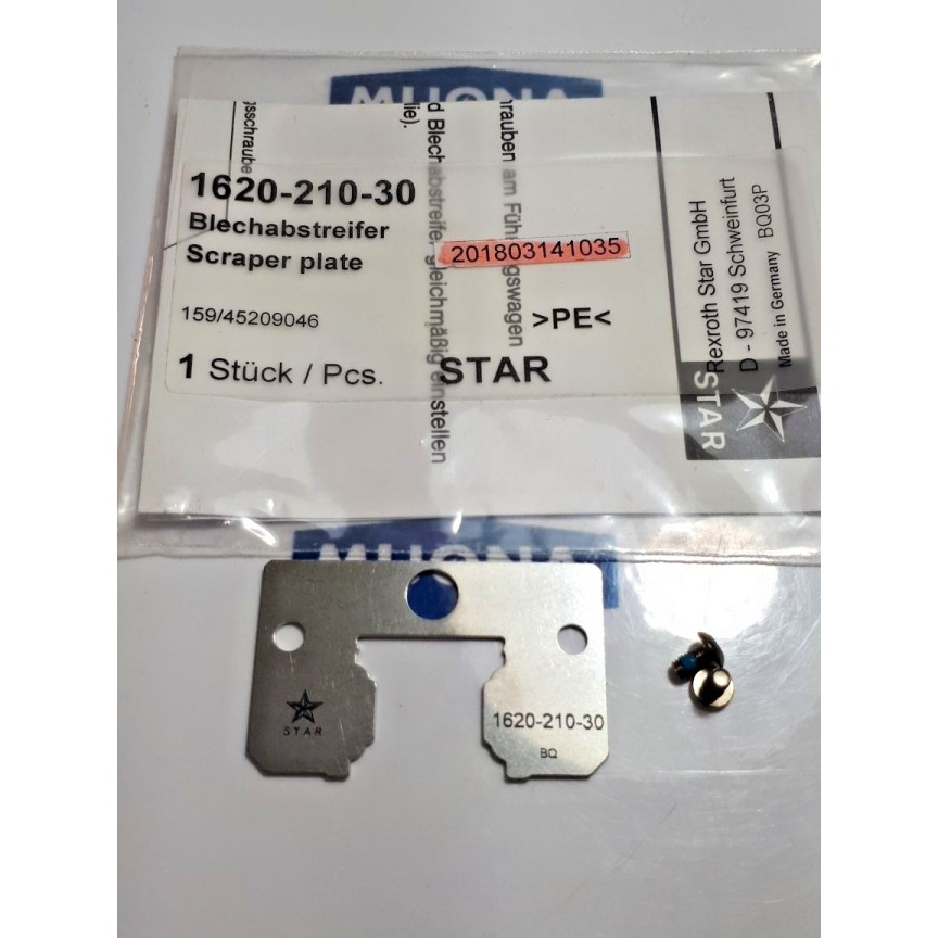 STAR scraper plate 1620-210-30 blechabstreifer STAR scraper plate 1620-210-30 blechabstreifer