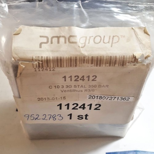 PMC Group ventilhus R3/8 112412 C1033G Stal 350 Bar
