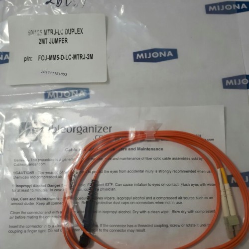 CableOrganizer FOJ-MM5-D-LC-MTRJ-2M 50/125 MTRJ-LC DUPLEX 2MT JUMPER