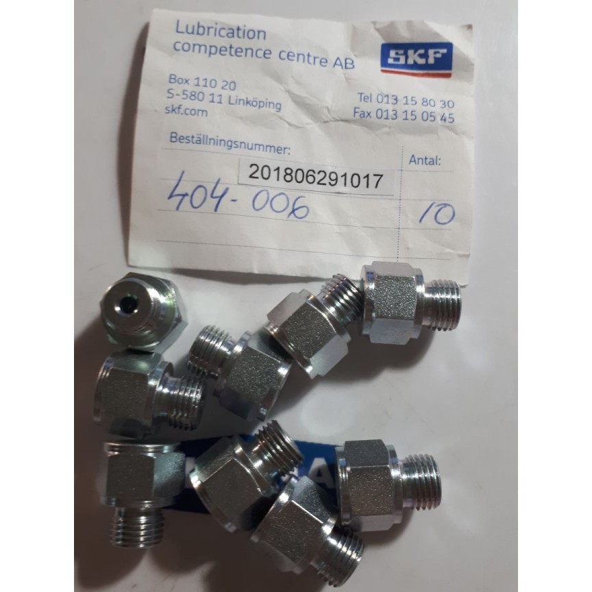 SKF 404-006 Adaptors with cylindrical thread (Preis pro 9 Stück) SKF 404-006 Adaptors with cylindrical thread (Preis pro 9 Stück)