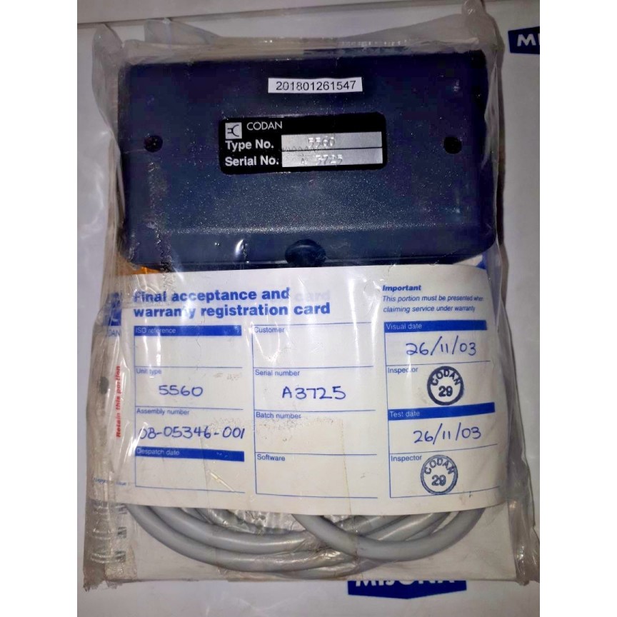 Codan 5560 Hand Held Controller Ser. no A 3725