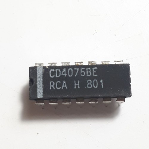 Texas Instruments Microchip CD4075BE RCA H 801 Texas Instruments Microchip CD4075BE RCA H 801