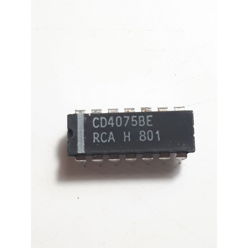 Texas Instruments Microchip CD4075BE RCA H 801 Texas Instruments Microchip CD4075BE RCA H 801