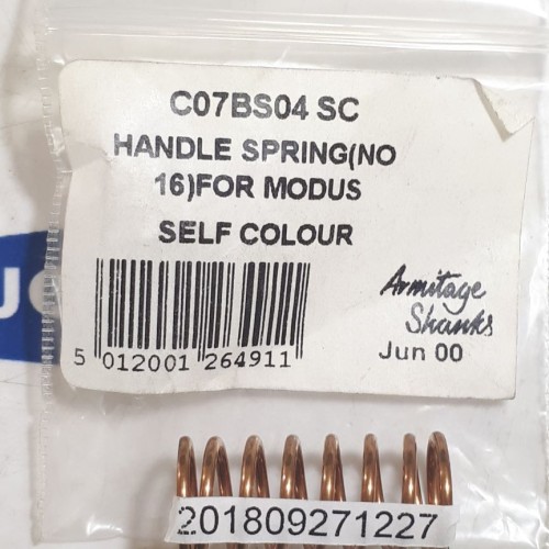 Armitage Shanks handle spring C07BS04 SC self colour