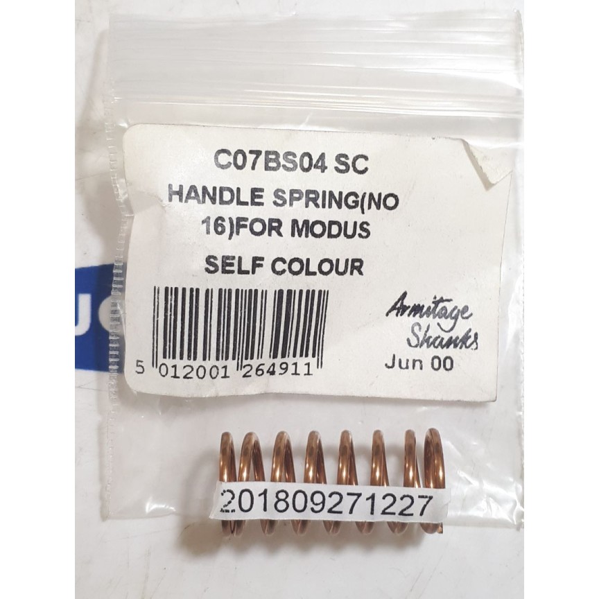 Armitage Shanks handle spring C07BS04 SC self colour
