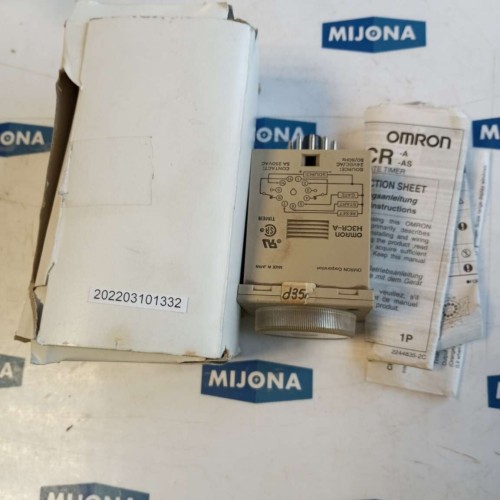 OMRON H3CR A Timer Relay H3CR-A 5A 250VAC 0-12 S