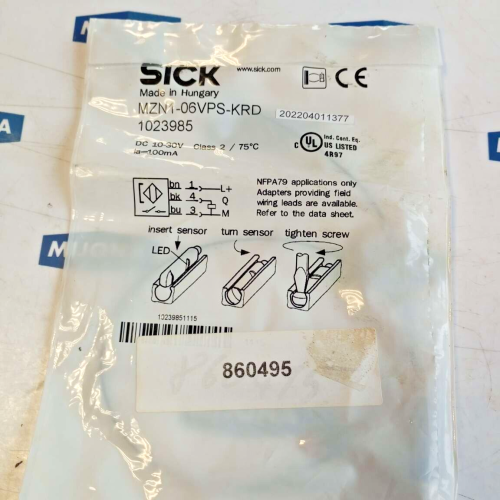 SICK MZN1 06VPS KRD Inductive proximity sensor DC 10 30V CLASS 2 1023985