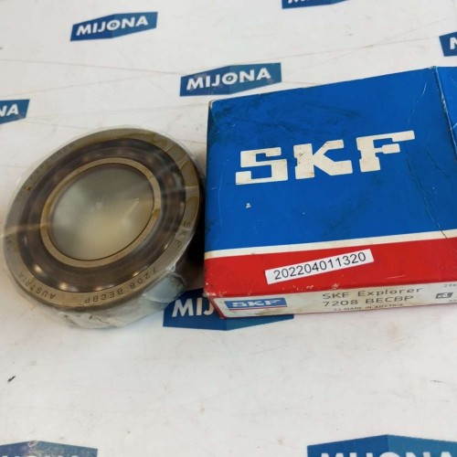 SKF EXPLORER 7208 BECBP Single row angular contact ball bearing (new old stock)