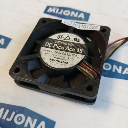 BRUSHLESS DC PICO ACE 15 109P0612H701 DC 12V 0,09A  SANYO DENKI