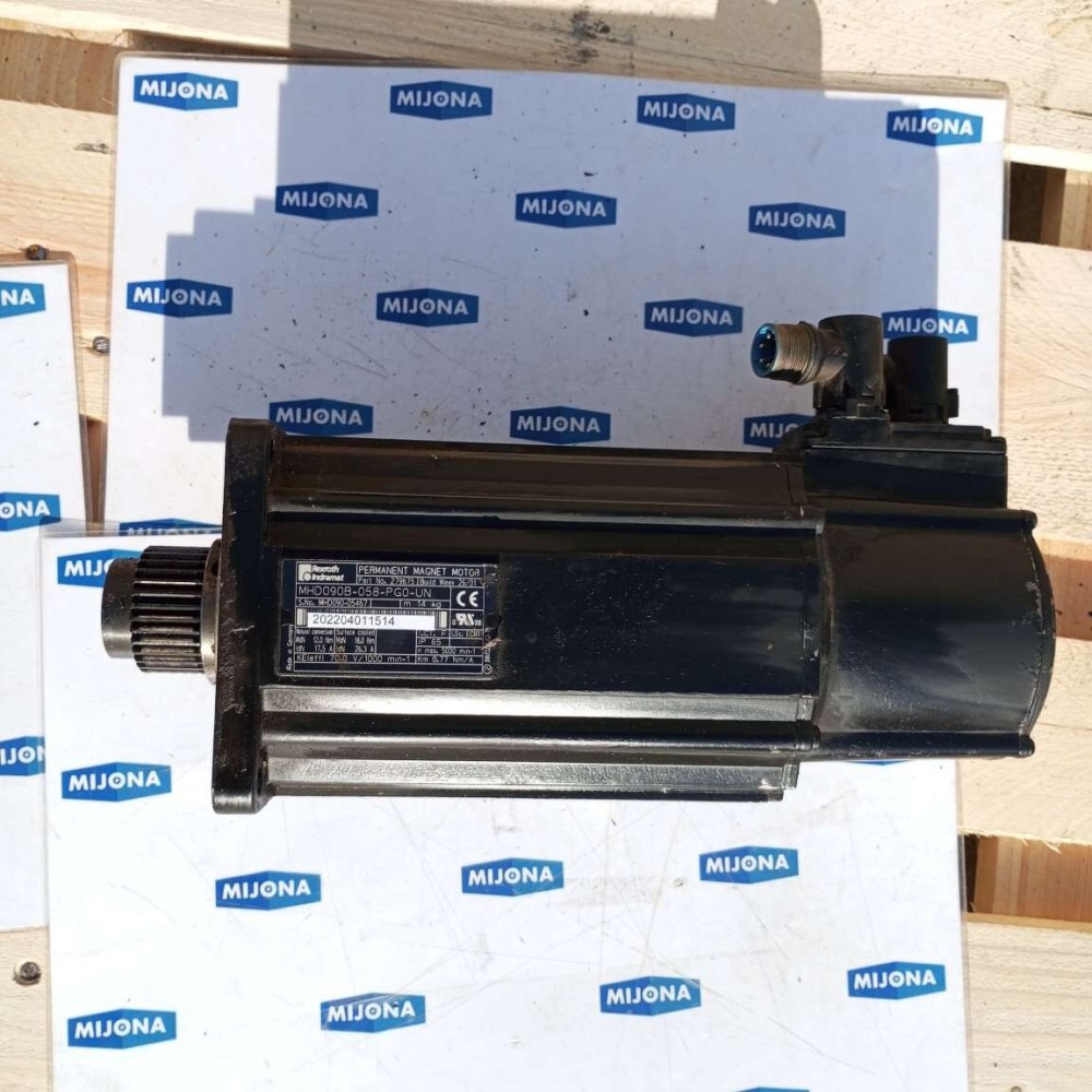 REXROTH INDRAMAT servomotor MHD090B 058 PG0 UN PERMANENT MAGNET MOTOR REXROTH INDRAMAT servomotor MHD090B 058 PG0 UN PERMANENT MAGNET MOTOR