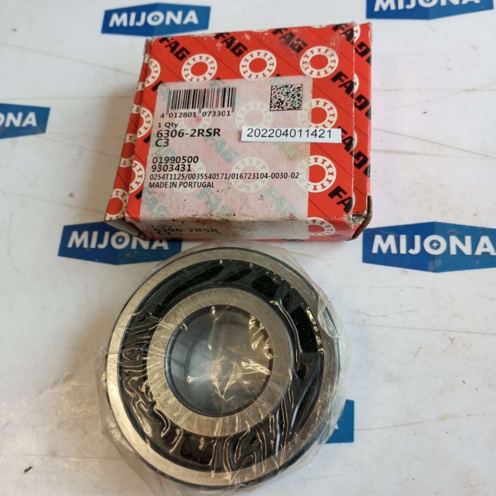 FAG 6306 2RSR C3 Ball Bearings  6306-2RSR C3 new old stock
