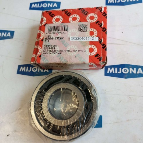 FAG 6306 2RSR C3 Ball Bearings  6306-2RSR C3 new old stock