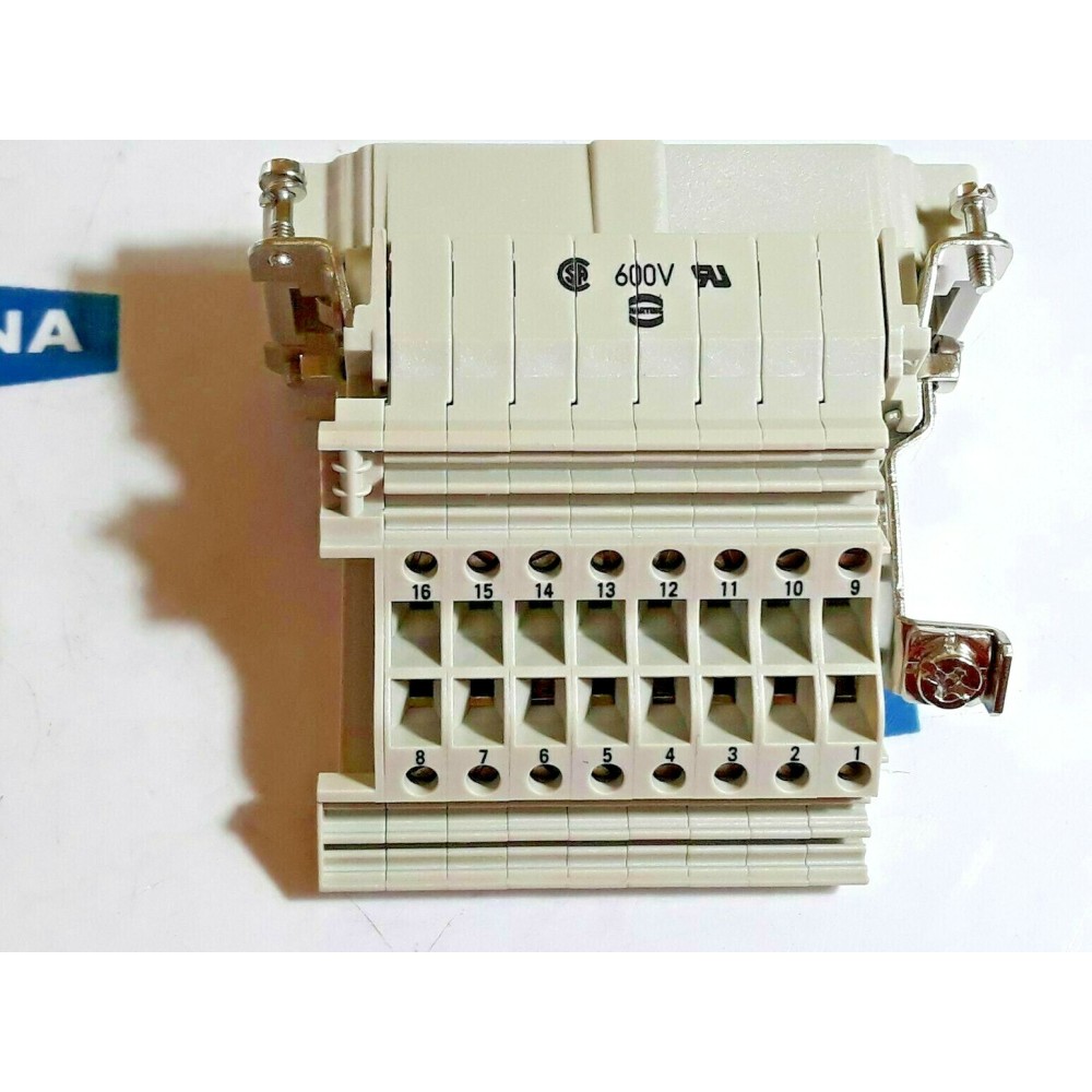 HARTING Industrial CONNECTOR STIFTINSATS 09330164625 600V 16A 500V HAN E AV