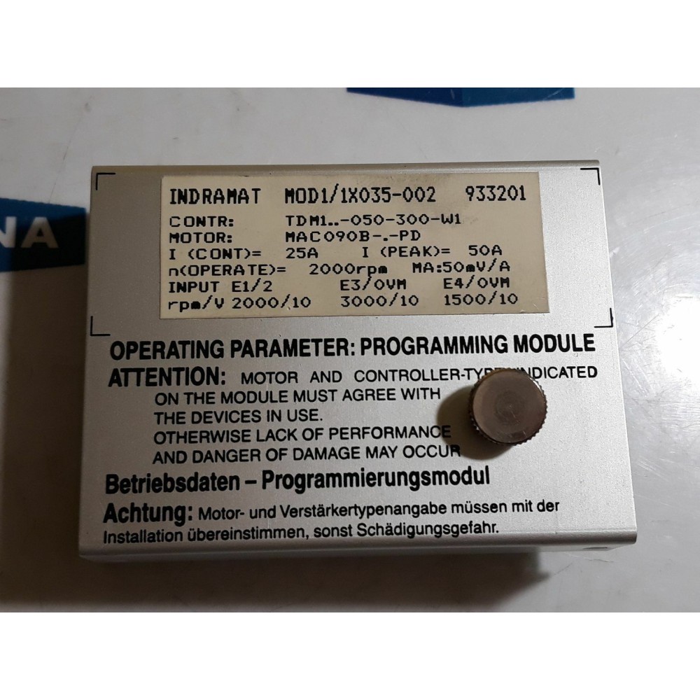 Indramat MOD1/1X035 002 933201 Servo Controller