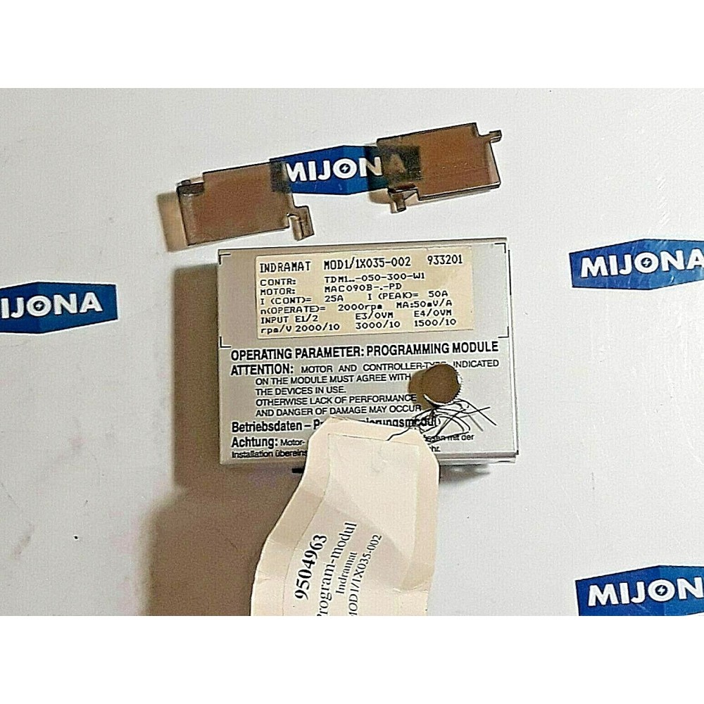 Indramat MOD1/1X035 002 program modul Indramat MOD1/1X035 002 program modul