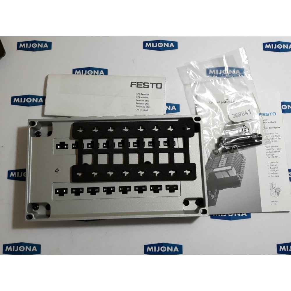Festo CPX terminal CPV18 GE MP 8 (new old stock)