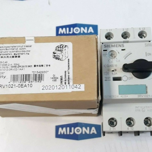 Siemens 3RV1021 0EA10 0.28-0.4A 3POL 50HZ Circuit Breaker CLASS10 5.2A
