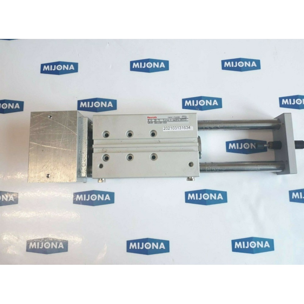 Rexroth 0822061405 Ø 16 SI 75 8BAR PNEUMATIC CYLINDER 7742 FD 06W03