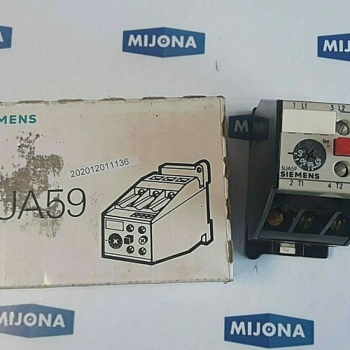 SIEMENS 3UA59 00 2T OVERLOAD RELAY 40-57A 660V 600VAC 1NO 1NC (NEW OLD STOCK)