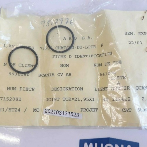 ARO WELDING 07152082 21,95x1 price for 2 psc (New old stock) ARO WELDING 07152082 21,95x1 price for 2 psc (New old stock)