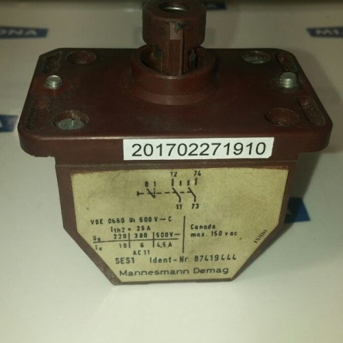 DEMAG Schaltelement  Schalt-Element,Kran-Schalter SES1 87419444 500V