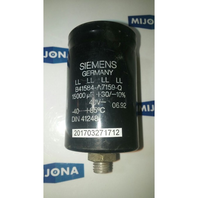 CAPACITOR SIEMENS DIN 41248 B41584-A7159-Q CAPACITOR SIEMENS DIN 41248 B41584-A7159-Q