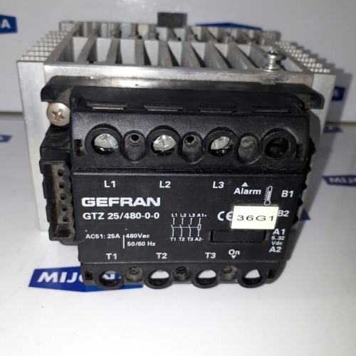 GEFRAN GTZ 25/480-0-0 25A 480 Vac 50/60 Hz GEFRAN GTZ 25/480-0-0 25A 480 Vac 50/60 Hz