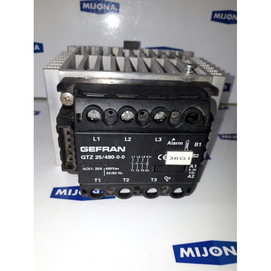 GEFRAN GTZ 25/480-0-0 25A 480 Vac 50/60 Hz GEFRAN GTZ 25/480-0-0 25A 480 Vac 50/60 Hz