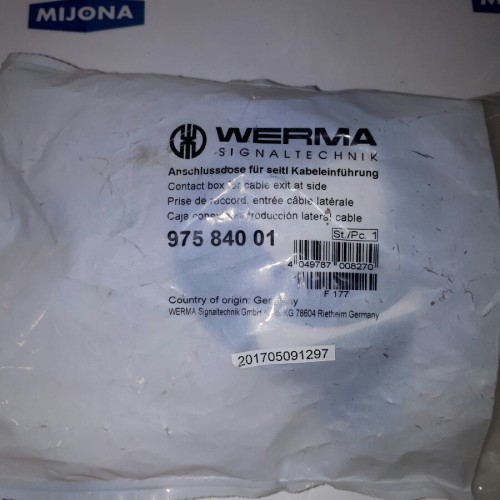 WERMA Signaltechnik Anschlussdose 975 840 01