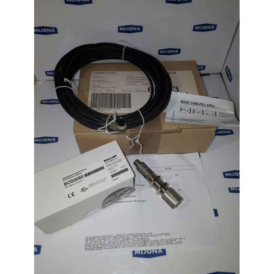 BALLUFF BOS0080 BOS 18M-PU-1 PD-SA5-C / BOS18MPU1PDSA5C kabel - 10 m