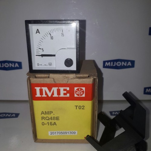 Ampermeter IME RQ48E 0-15A 48x48mm Ampermeter IME RQ48E 0-15A 48x48mm